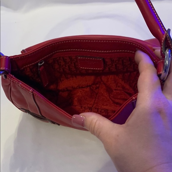 CHRISTIAN DIOR Leather CD Flap Saddle Bag - Picture 11 of 16